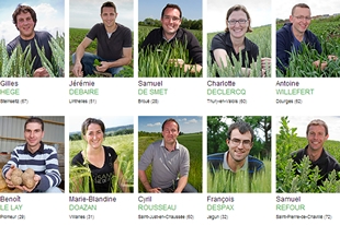 <strong>Les10 finalistes 2014</strong>
Pour découvrir le profil de chacun, rendez-vous sur le site <a href=http://www.graines-agriculteurs.com/grandes-cultures-2014 target=_blank>www.graines-agriculteurs.com</a>